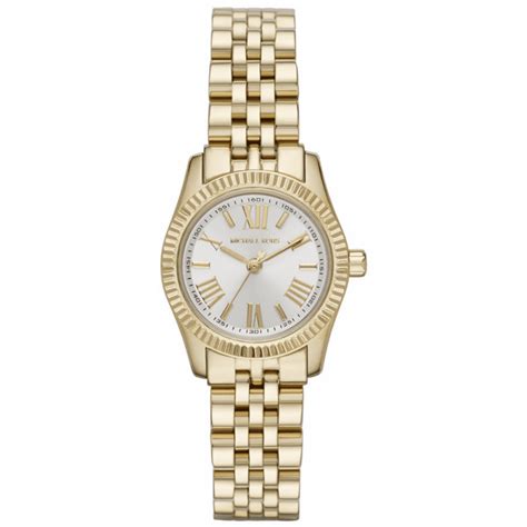 Michael Kors Women’s Petite Lexington Gold Tone Watch MK3229